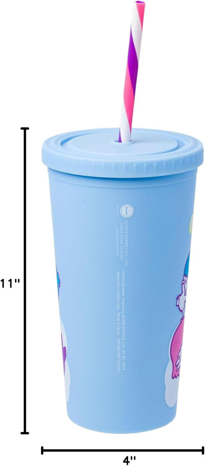 Sanrio Hello Kitty Milk Carton, Plastic Boba Tumbler, 24oz