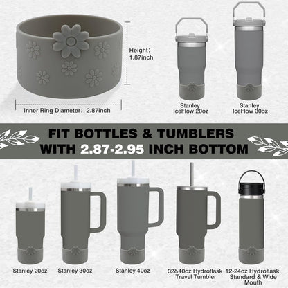 Flower Protective Silicone Boot for Stanley Cup 30/40 OZ
