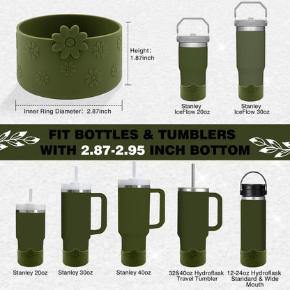 Flower Protective Silicone Boot for Stanley Cup 30/40 OZ