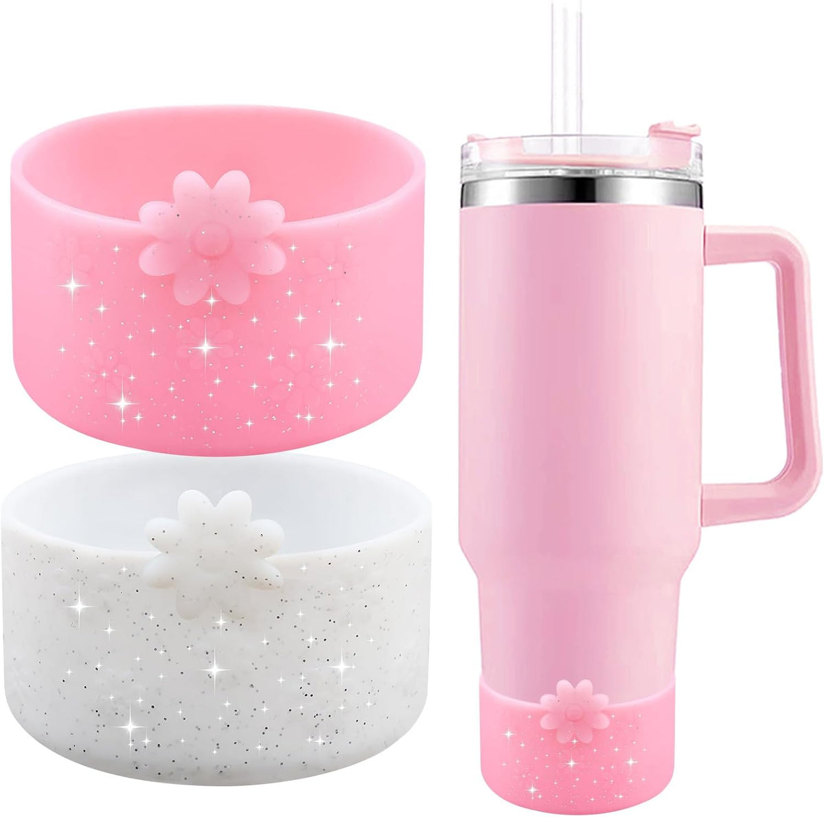 Flower Protective Silicone Boot for Stanley Cup 30/40 OZ
