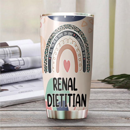 Let All You Do Be Done In Love Postal Clerk Tumbler Stainless Steel 20oz, Office Gifts Women Men Work Friends Coworker, Driking Coffee Cup For Birthday Christmas - Colors O