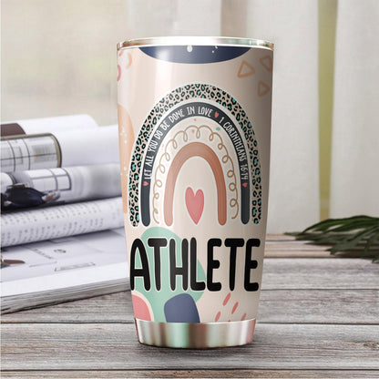 Let All You Do Be Done In Love Postal Clerk Tumbler Stainless Steel 20oz, Office Gifts Women Men Work Friends Coworker, Driking Coffee Cup For Birthday Christmas - Colors H