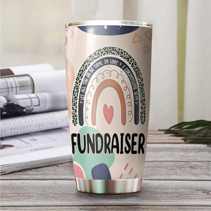 Let All You Do Be Done In Love Postal Clerk Tumbler Stainless Steel 20oz, Office Gifts Women Men Work Friends Coworker, Driking Coffee Cup For Birthday Christmas - Colors H