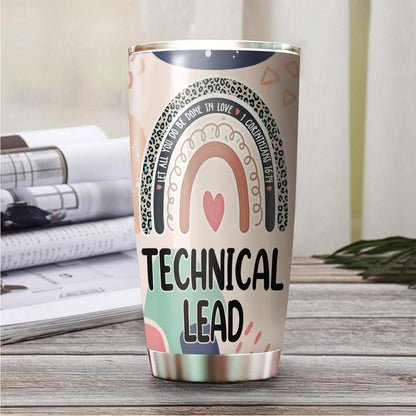 Let All You Do Be Done In Love Postal Clerk Tumbler Stainless Steel 20oz, Office Gifts Women Men Work Friends Coworker, Driking Coffee Cup For Birthday Christmas - Colors H