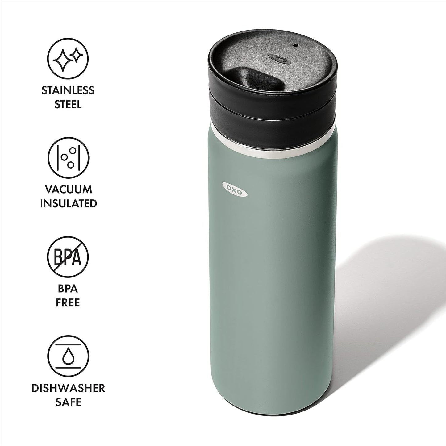 Good Grips 16oz Travel Coffee Mug With Leakproof SimplyClean™ Lid - Jade