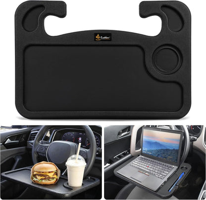 2 in 1 Car Steering Wheel Desk | Car Tray for Laptop