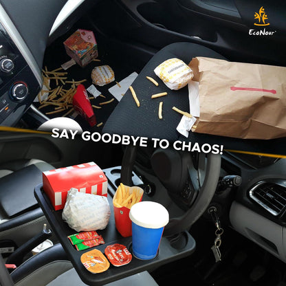 2 in 1 Car Steering Wheel Desk | Car Tray for Laptop