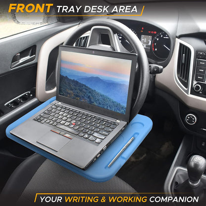 2 in 1 Car Steering Wheel Desk | Car Tray for Laptop