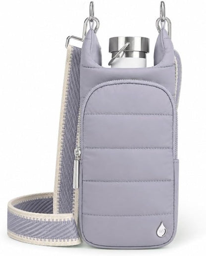 Original HydroBag Crossbody Water Bottle Holder with Phone Pocket, Fits Water Bottles up to 32 oz - Colors A
