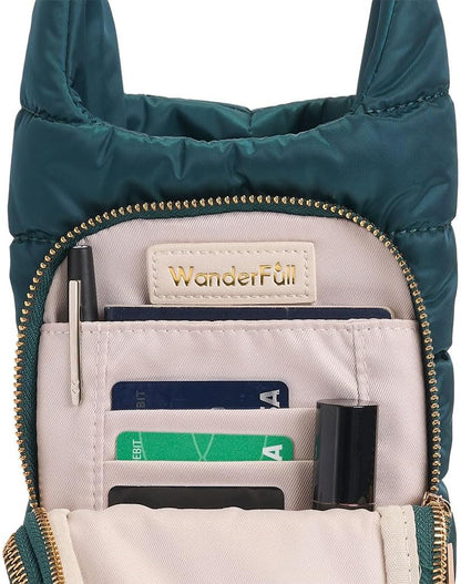 Original HydroBag Crossbody Water Bottle Holder with Phone Pocket, Fits Water Bottles up to 32 oz - Colors A