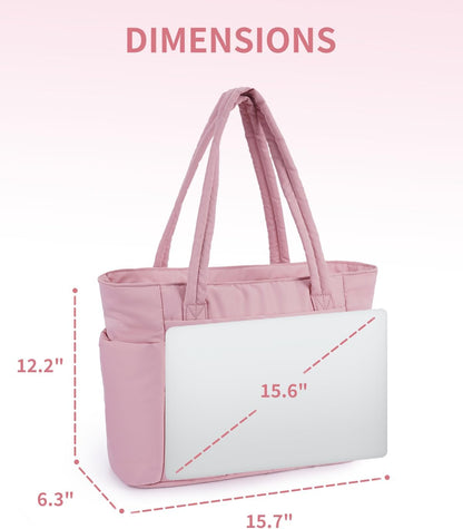 Tote Bag for Women, Puffy Handbags for Work, Travel, Nurse