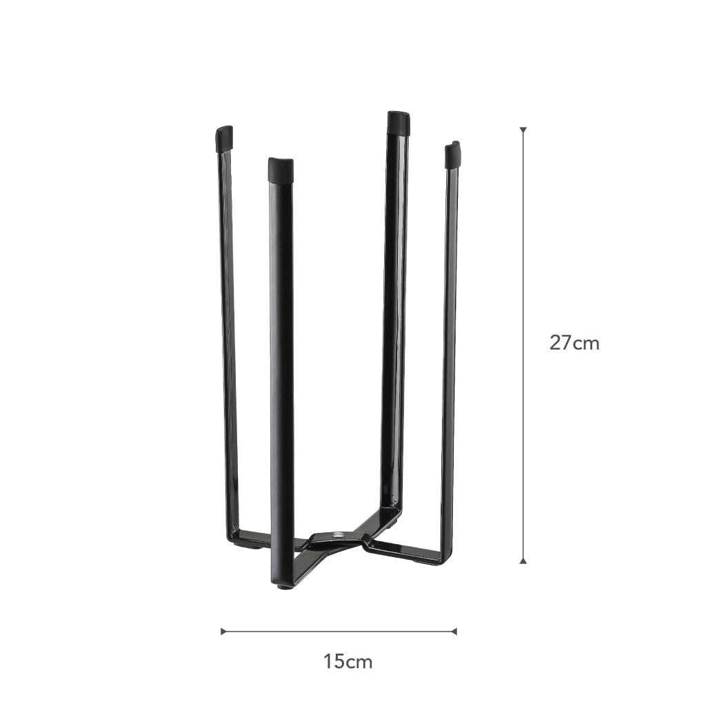 YAMAZAKI Home Tower Kitchen Multi Eco Stand - Multifunctional Plastic Bag Holder Bottle Dryer - Steel