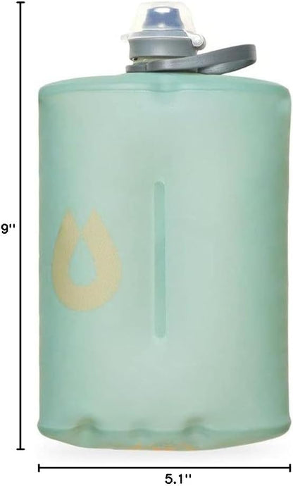 HydraPak Stow Collapsible Water Bottle – 350ml, 500ml, 1L – Ultralight, Leak-Proof, BPA-Free, Filter Compatible Travel & Hiking Flask