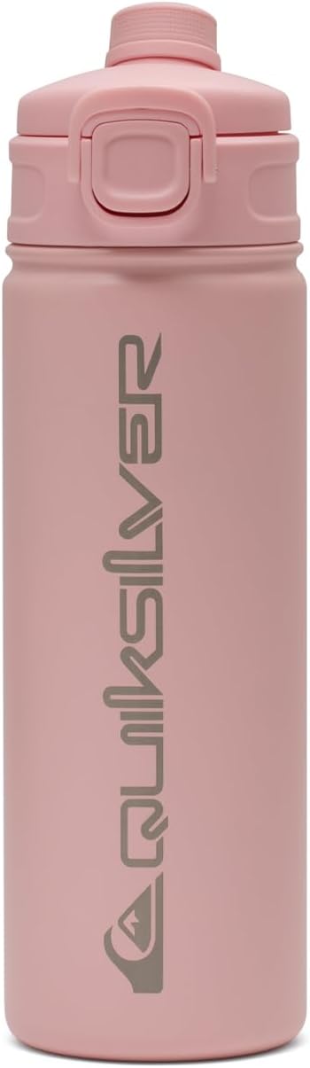 Quiksilver Laguna 32oz Tripple Wall Stainless Steel Water Bottle, Reusuable Sports Bottle with Leak-Proof Straw and Spout Lid, Non-Slip Rubber Base, Carrier Handle, 24H Hot & Cold Insulated Tumbler