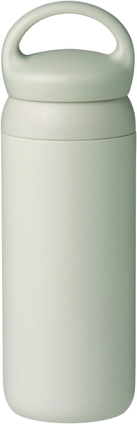 KINTO 21091 Day-off Tumbler, 16.9 fl oz (500 ml), White, Double Wall Vacuum Construction, Hot and Cold Insulation, Water Bottle