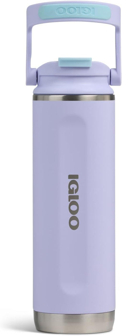 Igloo 20 oz Stainless Steel Tumbler | Sport Sipper Bottle | Thrift Pink