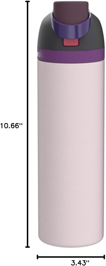 Owala FreeSip Insulated Stainless Steel Water Bottle with Straw, BPA-Free Sports Water Bottle, Great for Travel, 32 Oz, Denim