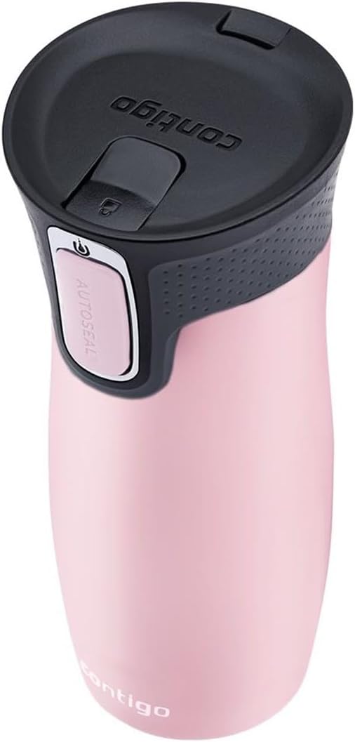 Contigo West Loop Autoseal Travel Mug, Stainless Steel Thermal Mug, Vacuum Flask, Leakproof Tumbler, Coffee Mug with BPA-Free Easy-Clean Lid