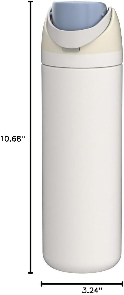 Owala FreeSip Insulated Stainless Steel Water Bottle with Straw, BPA-Free Sports Water Bottle, Great for Travel, 32 Oz, Denim