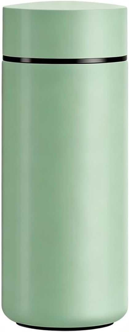 Insulated Water Bottle with Tea Infuser, Stainless Steel Insulated Flask, Leak Proof ，Vacuum Tumbler for Coffee, Tea and Drinks, BPA Free, Keeps Drinks Hot or Cold, 11oz (Green)