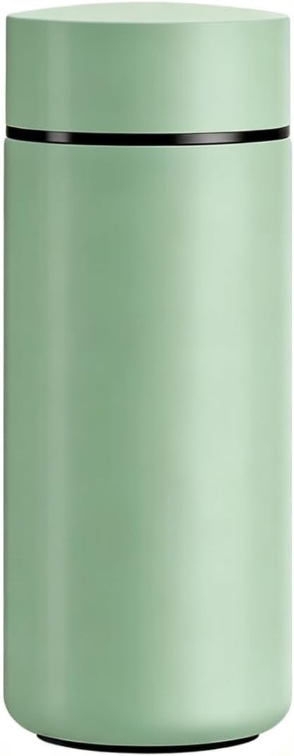 Insulated Water Bottle with Tea Infuser, Stainless Steel Insulated Flask, Leak Proof ，Vacuum Tumbler for Coffee, Tea and Drinks, BPA Free, Keeps Drinks Hot or Cold, 11oz (Green)