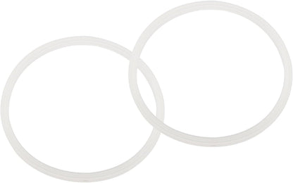uxcell 16oz or 20oz Replacement Rubber Lid Seals, 2 Pcs 2.4" Diameter O Shaped Resealable Lid Gaskets for Stainless Steel Insulated Tumbler Mugs Cups Vacuum, White
