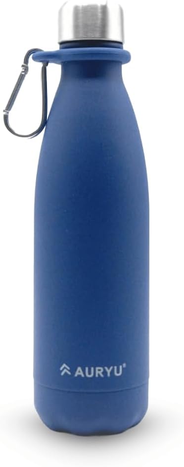 Best in Class Triple-Walled Insulated Stainless Steel Water Bottle, Keeps your Drinks Cold for up to 24 Hours and Hot for up to 12 Hours, Leak Proof, Make a Difference in the World, Black, 17oz