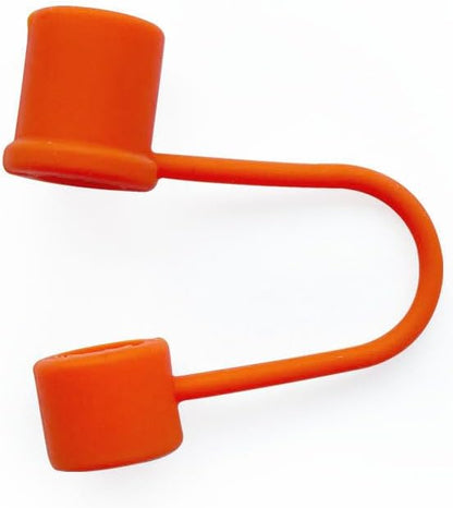 Silicone Straw Covers Cap Compatible with Stanley Cup 30 40 oz-Dust-Proof Reusable Straw Cover for Tumblers and Water Bottles