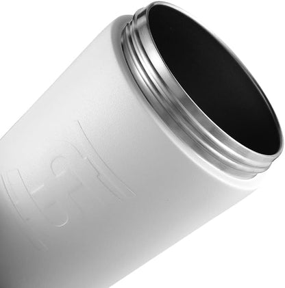 Ice Shaker Insulated Stainless Steel Shaker Bottle | 26oz, Black | Cold for 30+ Hours | Insulated Cup with Twist-on Agitator | Odor-Free Bottle for Protein Shakes, Water, Smoothies, Cocktails