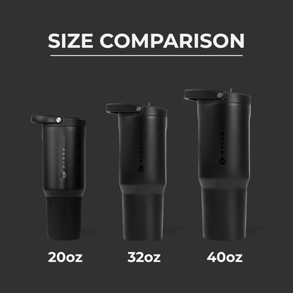 HydroJug Sport - Stainless Steel Tumbler with Straw, Vacuum Insulated, 40oz Leakproof Water Bottle, Ergonomic Design, Reusable, Dishwasher Safe, Rubber Base, Durable for Gym or Outdoors, Sage