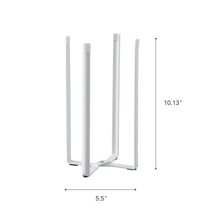 YAMAZAKI Home Tower Kitchen Multi Eco Stand - Multifunctional Plastic Bag Holder Bottle Dryer - Steel