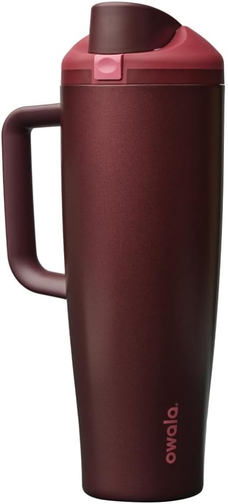 Owala FreeSip Tumbler - Stainless Steel - 40-oz. - Tan (Lightly Toasted)