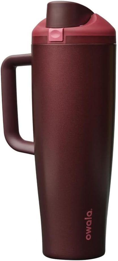 Owala FreeSip Tumbler - Stainless Steel - 40-oz. - Tan (Lightly Toasted)