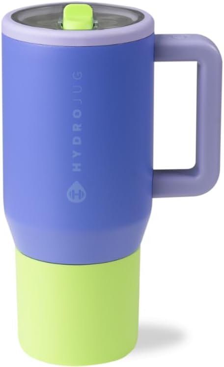 HydroJug Kids - 20 oz Insulated Kids Water Bottle with Flip Straw & Handle | Leak-Proof & Durable | Perfect for School, Sports, Lunch, Travel & Camp, Primrose