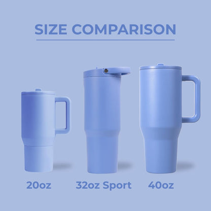 HydroJug Sport - Stainless Steel Tumbler with Straw, Vacuum Insulated, 40oz Leakproof Water Bottle, Ergonomic Design, Reusable, Dishwasher Safe, Rubber Base, Durable for Gym or Outdoors, Sage