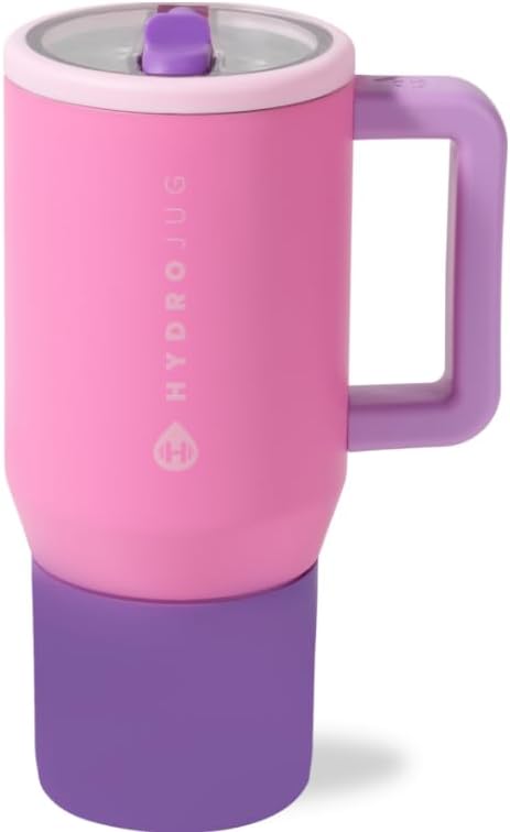 HydroJug Kids - 20 oz Insulated Kids Water Bottle with Flip Straw & Handle | Leak-Proof & Durable | Perfect for School, Sports, Lunch, Travel & Camp, Primrose
