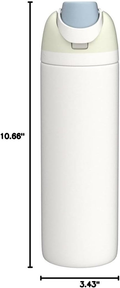 Owala FreeSip Insulated Stainless Steel Water Bottle with Straw, BPA-Free Sports Water Bottle, Great for Travel, 32 Oz, Denim