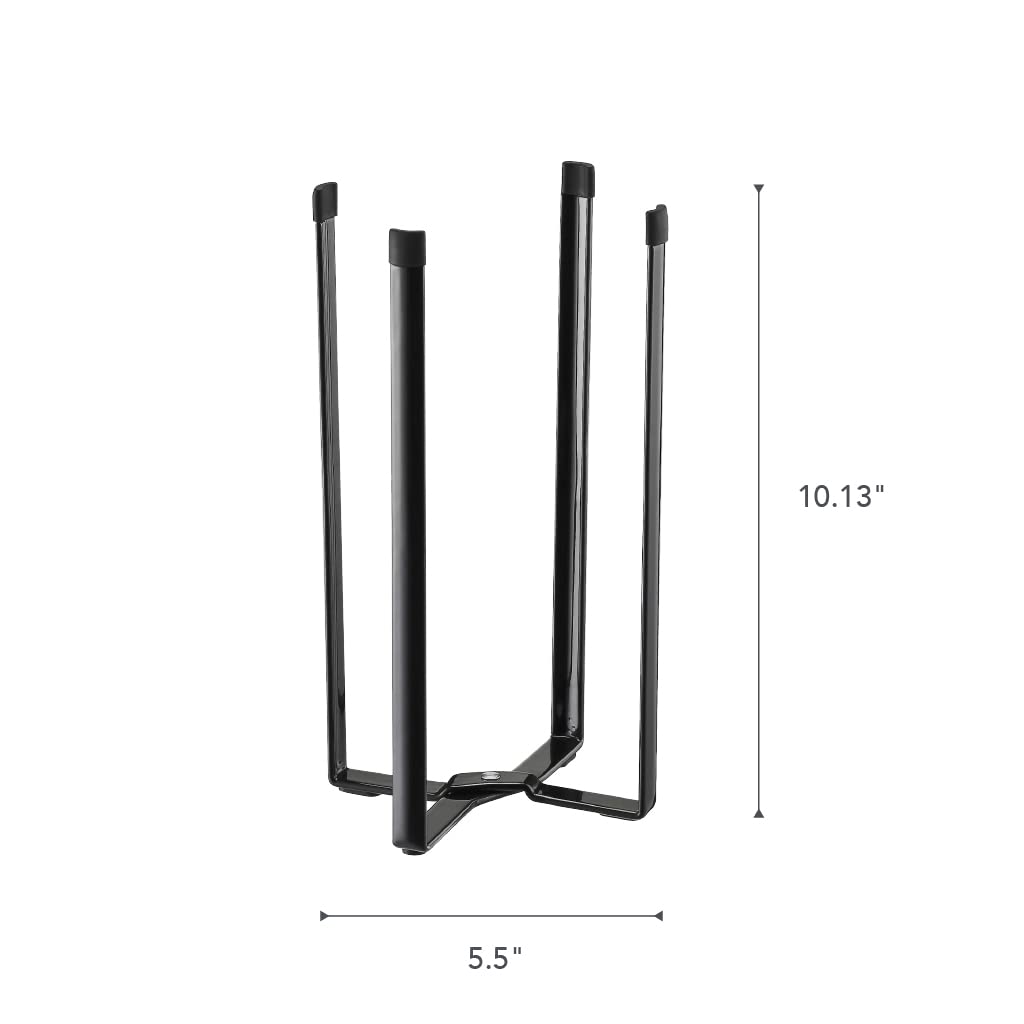 YAMAZAKI Home Tower Kitchen Multi Eco Stand - Multifunctional Plastic Bag Holder Bottle Dryer - Steel