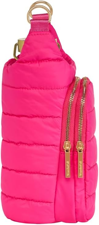 WanderFull Original HydroBag Fits Up to 32 oz Water Bottle Holder with Strap – Hands-Free Crossbody Water Bottle Carrier Bag with Phone Pocket - Colors B