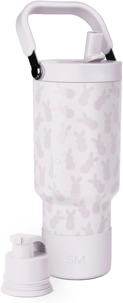 Simple Modern Trek Pivot | 40oz Flip Straw Tumbler with Handle | Water Bottle & Boot | Interchangeable Straw & Chug Lids | Insulated Stainless Steel Jug | Gym Sports Outdoors | Forest - Colors A