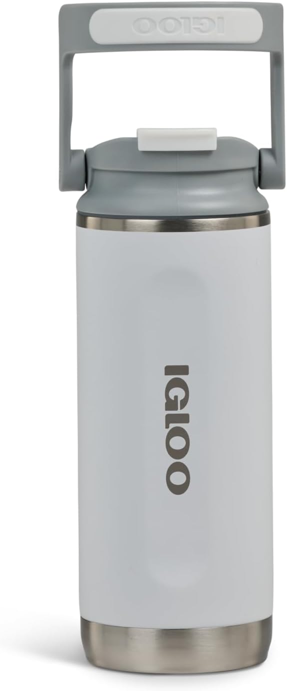 Igloo 20 oz Stainless Steel Tumbler | Sport Sipper Bottle | Thrift Pink