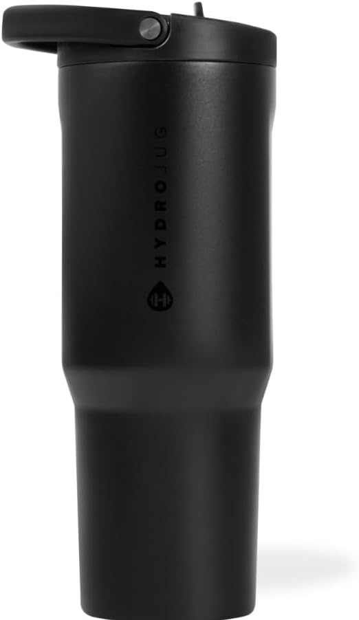 HydroJug Sport - Stainless Steel Tumbler with Straw, Vacuum Insulated, 40oz Leakproof Water Bottle, Ergonomic Design, Reusable, Dishwasher Safe, Rubber Base, Durable for Gym or Outdoors, Sage