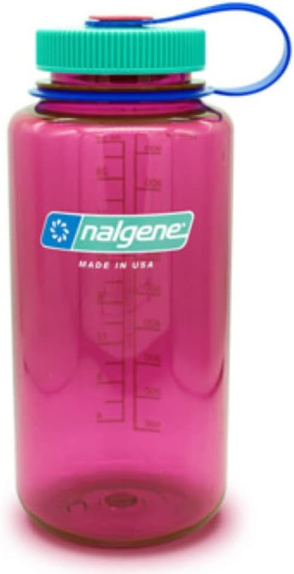 Nalgene 32 oz Wide Mouth Water Bottle | BPA-Free, Durable & Leak Proof, Lightweight Bottle for Hiking & Gym, Work & Travel