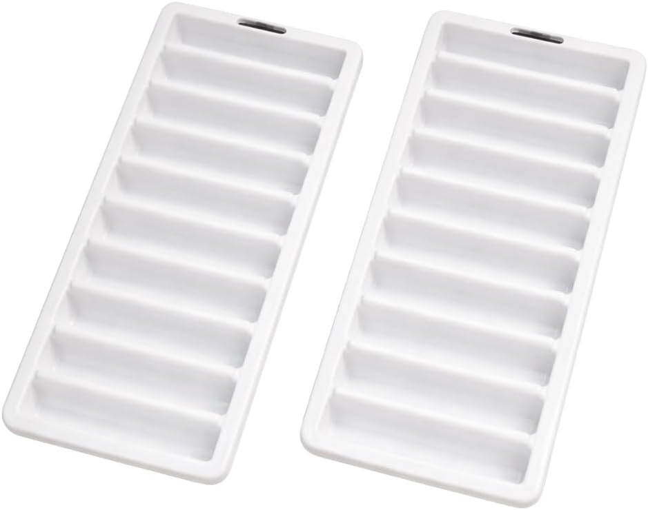 Set of 2 Ice Stick Trays – BPA-Free Plastic, Freezer-Safe, Long Ice Sticks for Water Bottles & Sports Bottles, Easy-Release Design