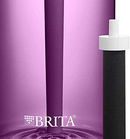 Brita 36386 Premium Water Filter Bottles, 26oz, Night Sky
