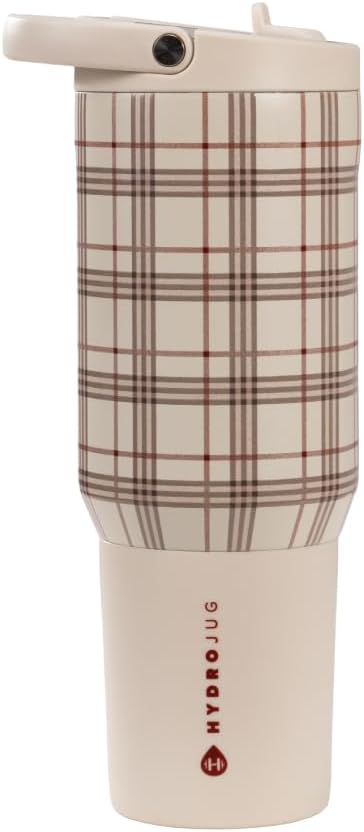 HydroJug Sport - Stainless Steel Tumbler with Straw, Vacuum Insulated, 40oz Leakproof Water Bottle, Ergonomic Design, Reusable, Dishwasher Safe, Rubber Base, Durable for Gym or Outdoors, Sage