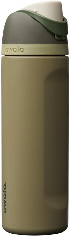 Owala FreeSip Insulated Stainless Steel Water Bottle with Straw, BPA-Free Sports Water Bottle, Great for Travel, 32 Oz, Denim