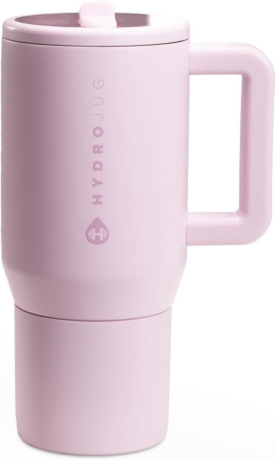 HydroJug Kids - 20 oz Insulated Kids Water Bottle with Flip Straw & Handle | Leak-Proof & Durable | Perfect for School, Sports, Lunch, Travel & Camp, Primrose