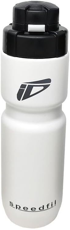 Speedfil Speedflask 21oz. Vacuum Insulated Stainless Steel Cycling Sports Water Bottle with NEW Bounce Back Lid 2.0 (Silver)