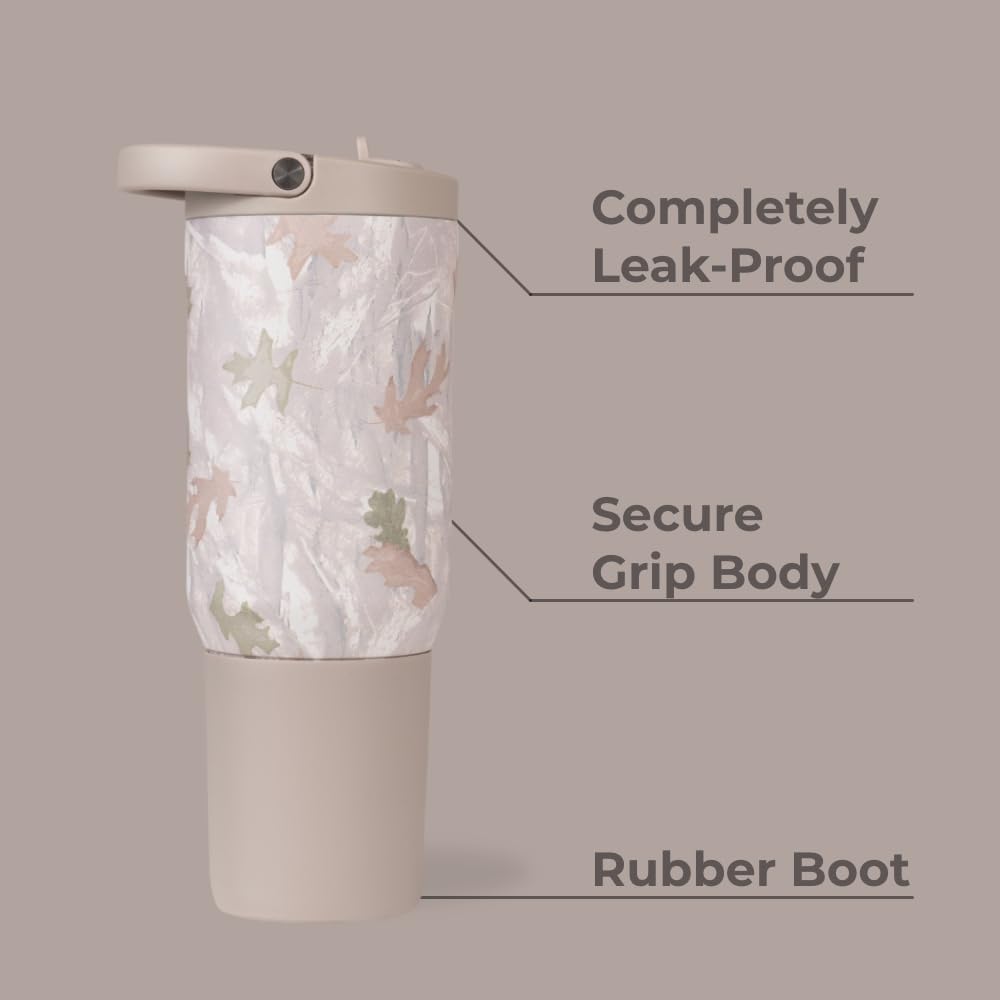 HydroJug Sport - Stainless Steel Tumbler with Straw, Vacuum Insulated, 40oz Leakproof Water Bottle, Ergonomic Design, Reusable, Dishwasher Safe, Rubber Base, Durable for Gym or Outdoors, Sage